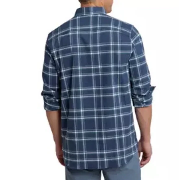 Southern Tide Men's Heron Plaid Flannel Long Sleeve plaid shirt - Picture 2 of 7